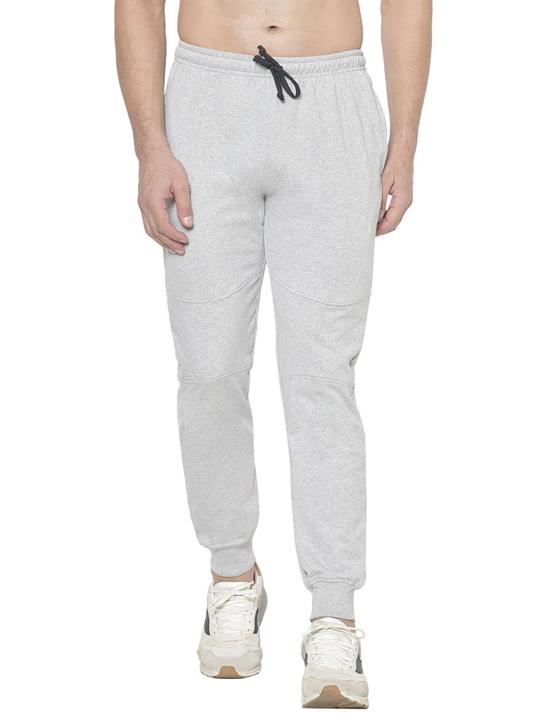 Trackpants: Browse Men Black::Grey Cotton Trackpants on Cliths