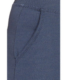 American-Elm Women's Blue Polyester Slim Fit Designer Track Pant, Gym Wear, Yoga Pant