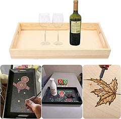 Wooden Decorative Trays with Handles