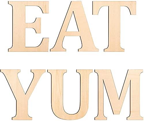 Wooden letters cutouts