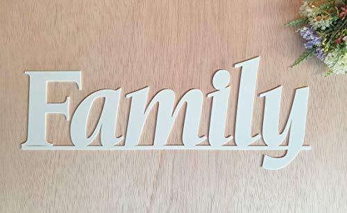 family name plate in acrylic
