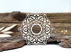 Unfinished wood wall