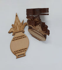 mdf boards cut out for art, board cut out Kalash shape, mdf wall decoration, hardboard for painting, hardboard Kalash shapes for decor