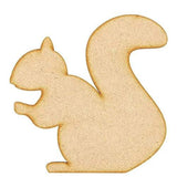 Squirrel Cutout Craft Shapes
