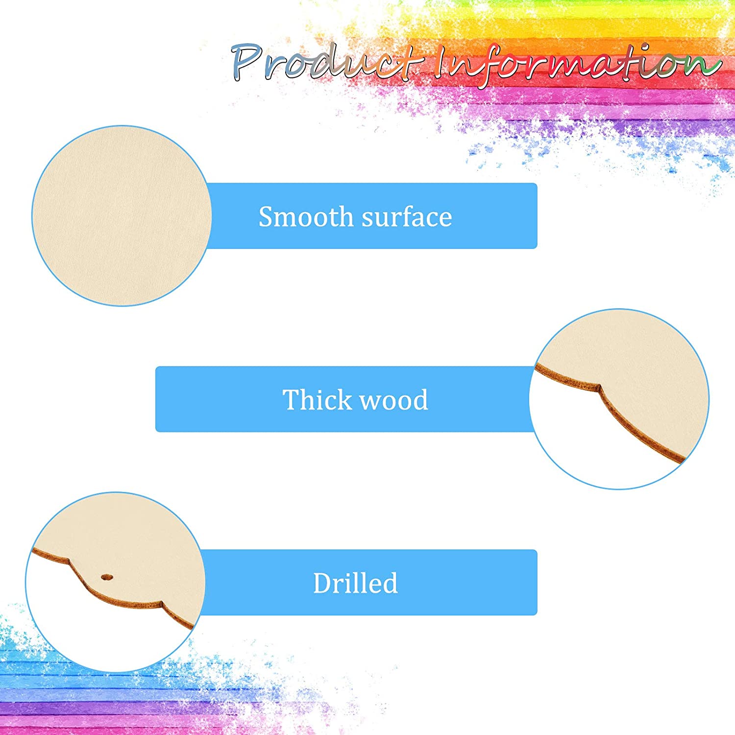 wooden slices banners