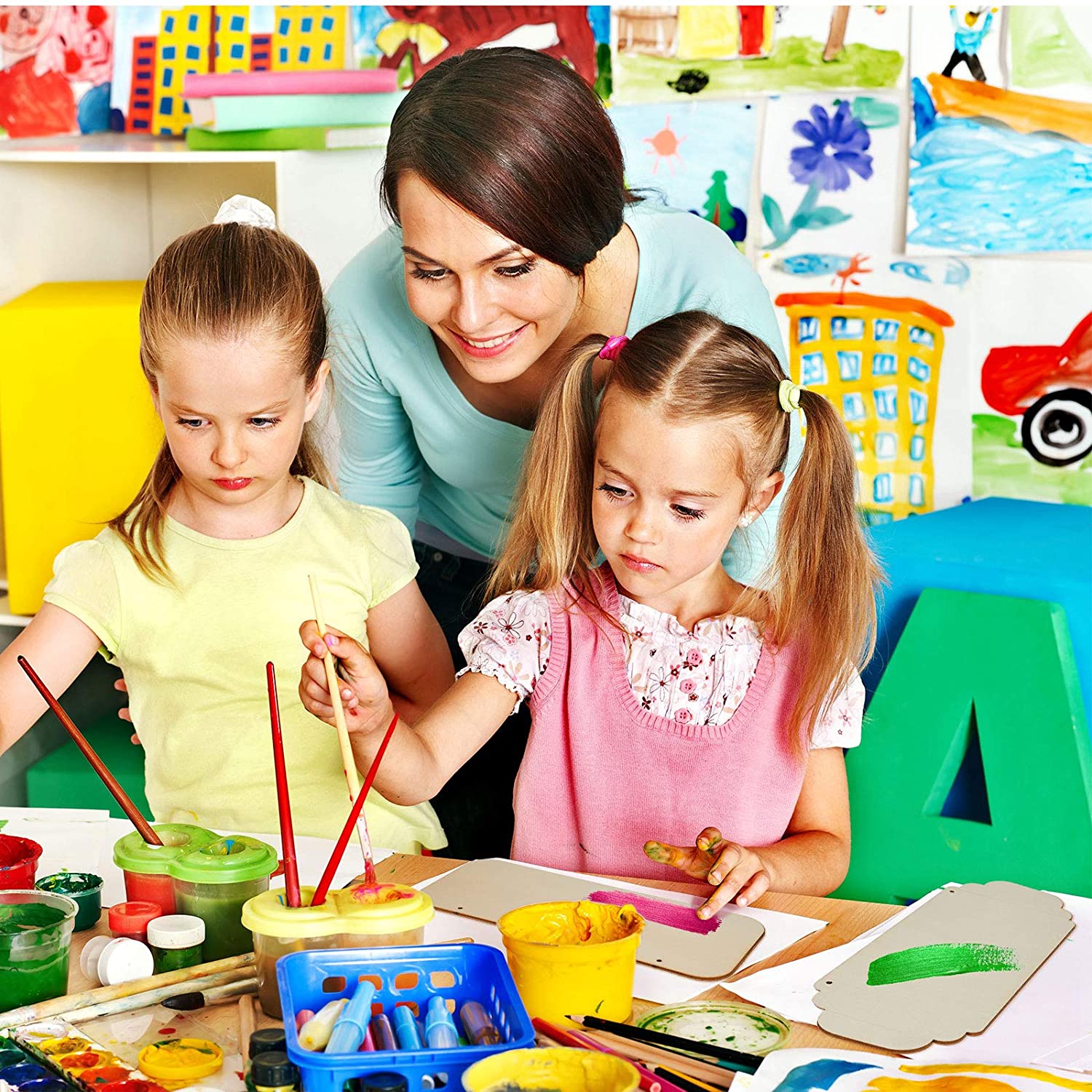 wooden slices banners