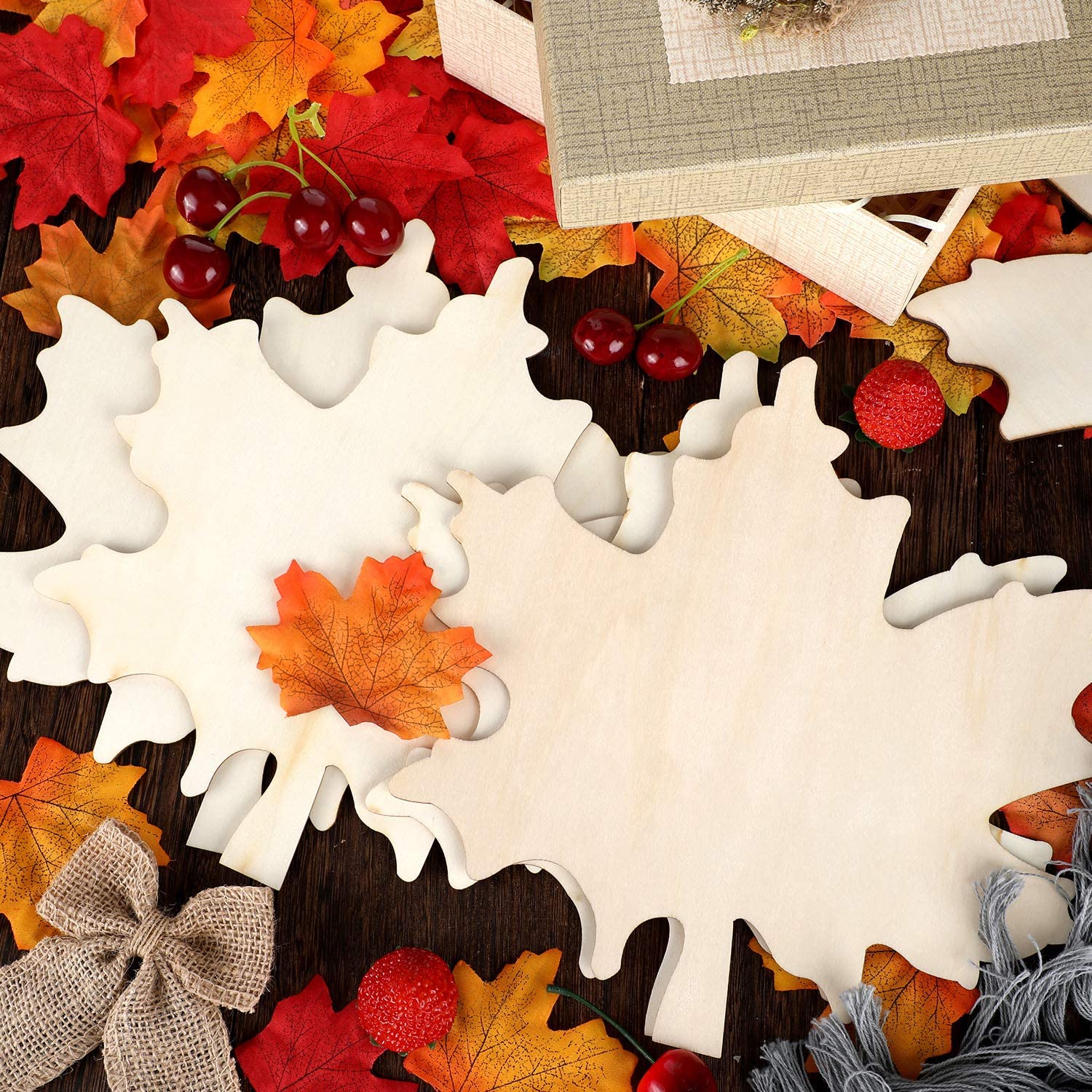 wooden cutout maple leaf, wooden cutout leaf, monstera leaf wooden cutout, wooden leaf wall decor