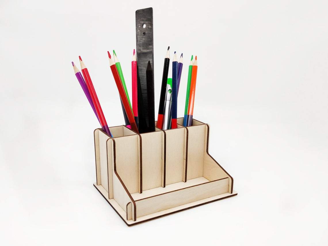 wooden organizer for storage
