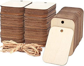 wooden decorative tags 